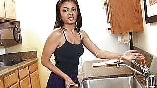 DOWN FOR BBC - Neela Sky Cute Wife Cheats With Handyman