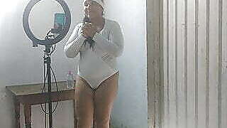 Adribella69 fucks her stepbrother before her husband arrives