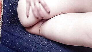 I can't get a thick hindi dick for my hot juicy pussy I stick in my ass toy indian orgasm desi bhabhi