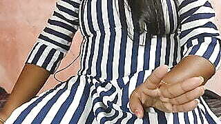 Desi Hot Indian Teacher Stripping Dress, Big Boob Pressing And Shaved Cute Pussy Ass Fingering