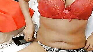 Hot and spicy Latina babe Julia Bloom strips to show expose her curvy body and play with her luscious pussy to orgasm