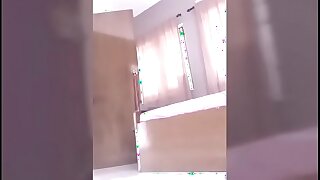 Desi ready for bath wandering naked