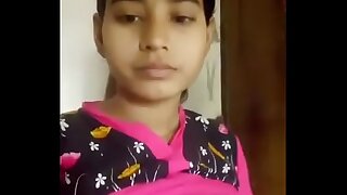 Desi Indian village cute girl boobs and pussy show