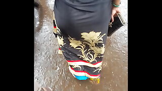 aunty sexy ass walk