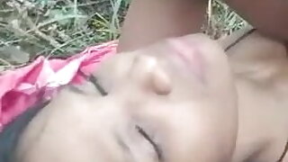 Jija fucked her virgin Saali very hard outdoors part 2