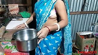 Wife fuck long time with kitchen