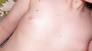 Cute 18 Year Old Tiny Tit Step Sister Fucked POV