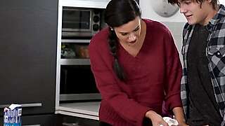 Family Strokes - Hot Teen Lets Her Stepsister's Sugardaddy Fuck Her, Too, To Reap All The Benefits