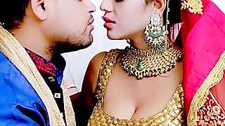 Desi Hot Wife Fucked Hard By Husband During First Night Of Wedding